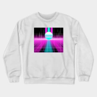 vaporwave retro l vaporwave aesthetic Crewneck Sweatshirt